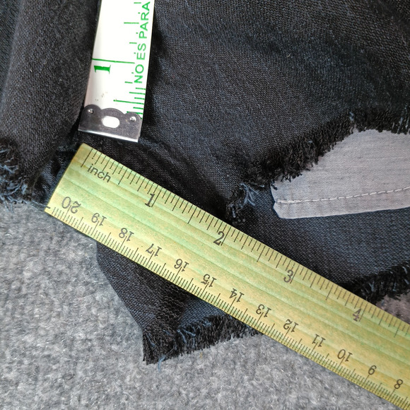 Cutoff Festival Shorts Women Size 14 Regular Black Western Cowgirl Stretch - Picture 7 of 10